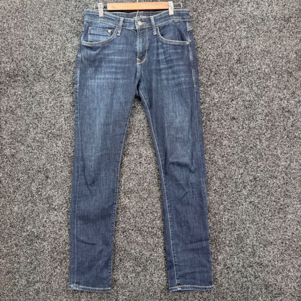 Mavi Jeans Jake Slim Leg Dark Wash Denim Jeans Mens 31x31 Indigo Stretch